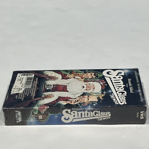 Vintage 1990 Santa Claus The Movie Dudley Moore Movie VHS Sealed  Video Treasure - Picture 8 of 15